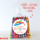 "Colorful Year" Back to School Stickers