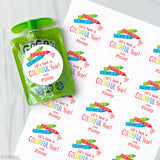 "Colorful Year" Back to School Stickers