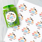 Barnyard Animals Back to School Stickers