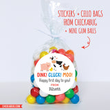 Barnyard Animals Back to School Stickers