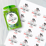 Cute Dog "Paw-some Year" Back to School Stickers