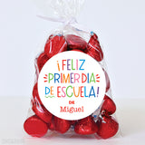 "Feliz Primer Dia de Escula" Stickers