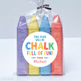 "Chalk Full of Fun" First Day of School Stickers