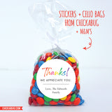 "Thanks! We Appreciate You" Stickers