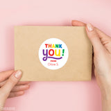 Rainbow "Thank You" Stickers