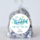 Handwritten "I'm Thankful" Stickers