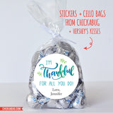 Handwritten "I'm Thankful" Stickers