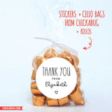 Farmhouse Writing Thank You Labels