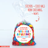 "You Are Amazing! Have A Really Great Day!" Stickers