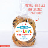 Baked With Love Just For You Stickers
