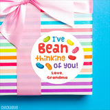 "I've Bean Thinking Of You" Stickers