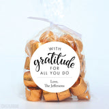 "With Gratitude" Everyday Gift Stickers