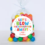 "Let's Blow the Competition Away" Stickers