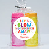 "Let's Blow the Competition Away" Stickers