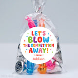 "Let's Blow the Competition Away" Stickers