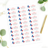 Texas State Address Labels