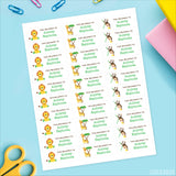 Jungle Animals "This Belongs To" Labels