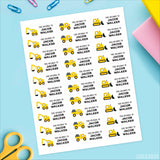 Construction "This Belongs To" Labels