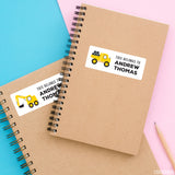 Construction "This Belongs To" Labels