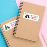 Dirt Bike, Monster Truck & ATV "This Belongs To" Labels