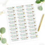 Plant For Pollinators Gardening Address Labels