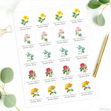 Vintage Floral "From The Library Of" Bookplate Labels