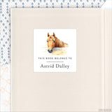 Horses "This Book Belongs To" Bookplate Labels