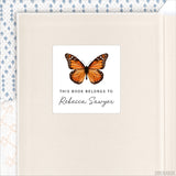 Butterfly "This Book Belongs To" Bookplate Labels