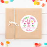 "Some Bunny Loves You" Pink Easter Stickers