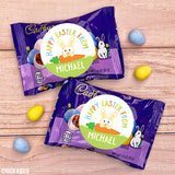 Bunny on a Carrot Easter Stickers