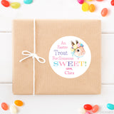 Pink "An Easter Treat for Someone Sweet" Stickers
