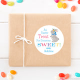 Blue "An Easter Treat for Someone Sweet" Stickers