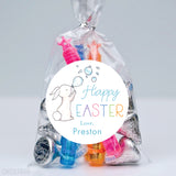 Bunny Blowing Bubbles Easter Stickers