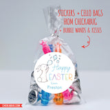 Bunny Blowing Bubbles Easter Stickers