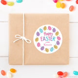 Pink & Gold Eggs Easter Stickers
