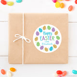 Blue & Gold Eggs Easter Stickers