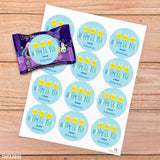 Adorable Chicks Blue Easter Stickers