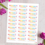 Watercolor Easter Eggs Address Labels