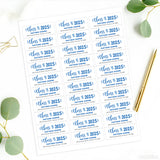 Handwritten Class of 2025 Graduation Address Labels