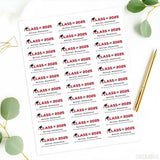 Class of 2025 Graduation Cap Address Labels