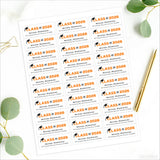 Class of 2026 Graduation Cap Address Labels: Choose A Color!