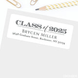 Class of 2025 Graduation Address Labels