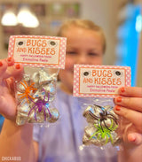 Pink Bugs and Kisses Paper Tags and Bags