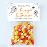 Black and White Ghosts Paper Tags and Bags