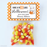 Cute Ghost "FaBOOlous Halloween" Paper Tags and Bags
