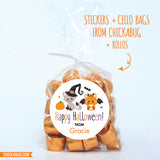 Cute Kittens Happy Halloween Stickers