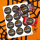 "Eat, Drink and Be Scary" Halloween Stickers