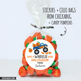 Monster Truck Halloween Stickers