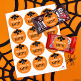 "You Make Me Batty" Halloween Stickers