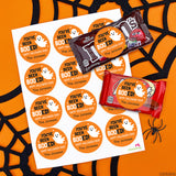Cute Ghost "You've Been BOOed" Halloween Stickers